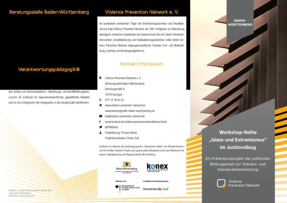 Flyer Präventions-Workshops Baden-Württemberg