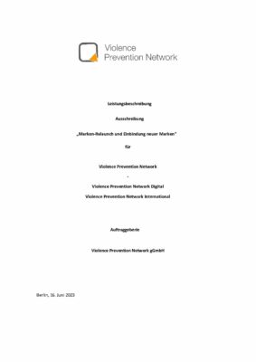 Leistungsbeschreibung_Violence Prevention Network Marken-Relaunch 2023
