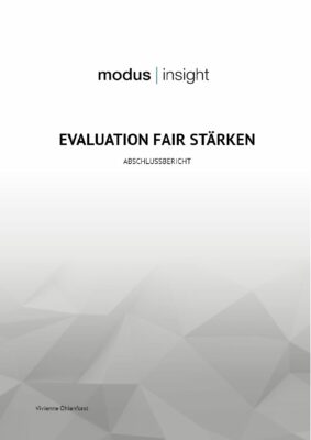 Abschlussbericht Evaluation FAIR STÄRKEN 2024