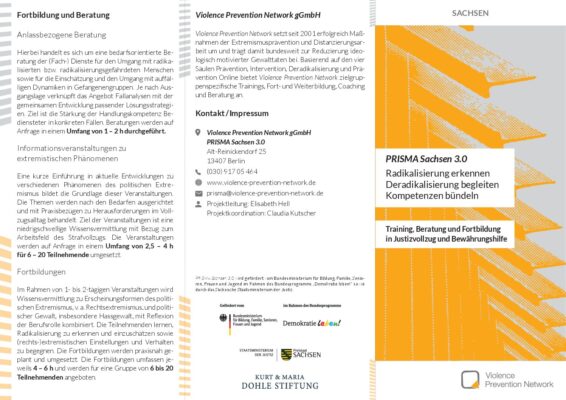Flyer PRISMA Sachsen 3.0